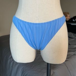 ribbed full coverage bikini bottom